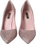 Dolce & Gabbana Roze Strass Kristal Hakken Pumps Pink Dames - Thumbnail 2