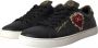 Dolce & Gabbana Sacred Heart Lace-Up Sneakers Zwart Goud Black Dames - Thumbnail 4