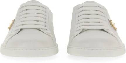 Dolce & Gabbana Saint Tropez Leren Sneaker Gemaakt in Italië White Heren