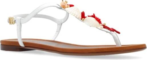 Dolce & Gabbana Sandalen met applicaties White Dames