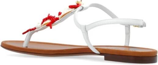 Dolce & Gabbana Sandalen met applicaties White Dames