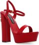 Dolce & Gabbana Sandalen met hak Rood Dames - Thumbnail 4