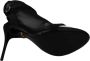 Dolce & Gabbana Zwarte Tule Stretch Stiletto Sandalen Black Dames - Thumbnail 9