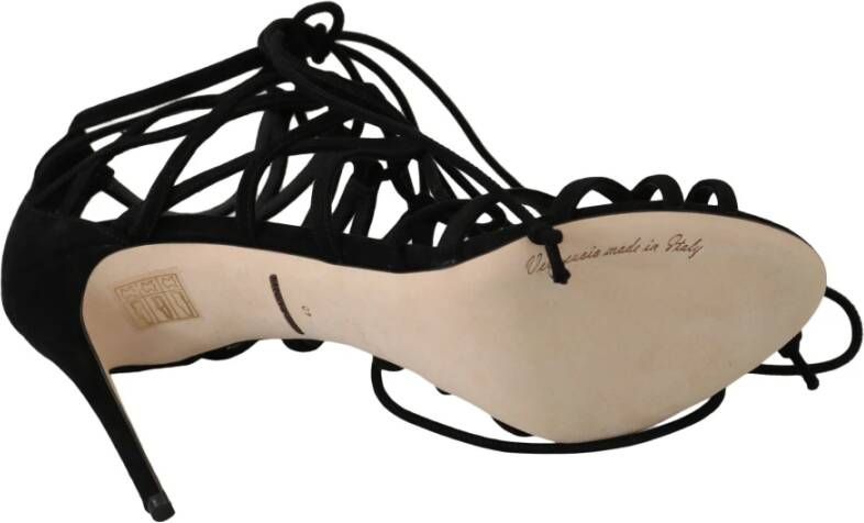 Dolce & Gabbana Sandalen met hoge hakken Zwart Dames