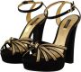 Dolce & Gabbana Hoge hak sandalen met glamoureuze touch Black Dames - Thumbnail 3