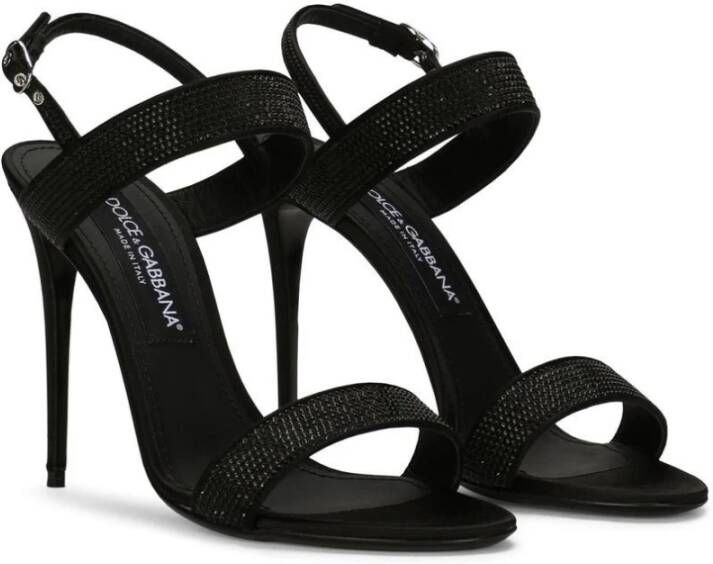 Dolce & Gabbana Sandalen met hoge hakken Zwart Dames