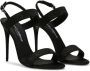 Dolce & Gabbana Zwarte sandalen met kristallen versiering en hoge hakken Black Dames - Thumbnail 3