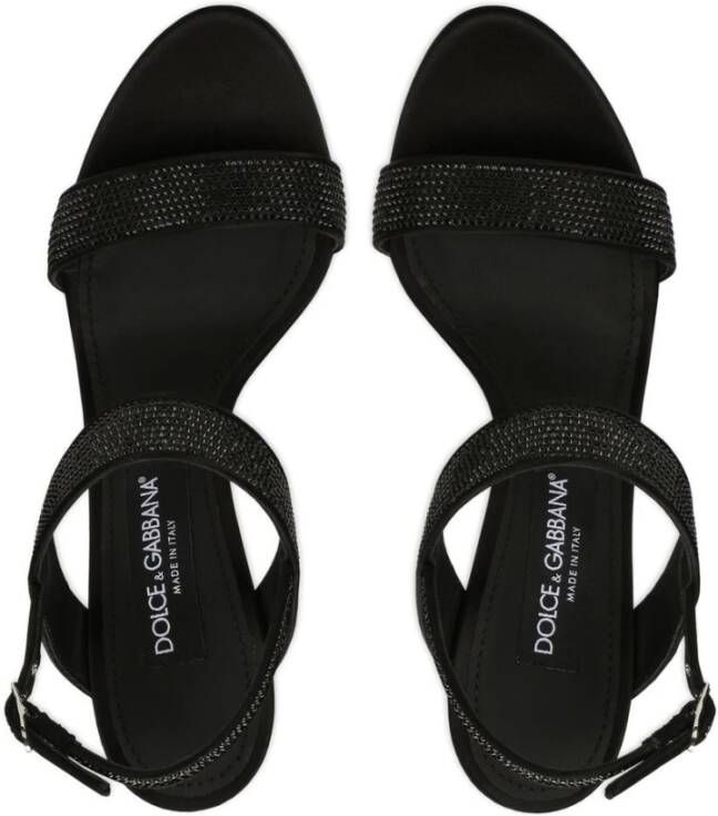 Dolce & Gabbana Sandalen met hoge hakken Zwart Dames