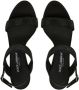 Dolce & Gabbana Zwarte sandalen met kristallen versiering en hoge hakken Black Dames - Thumbnail 4