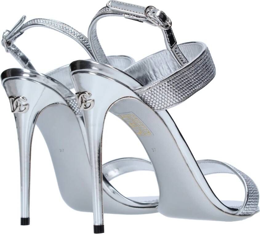 Dolce & Gabbana Sandalen Zilver Gray Dames