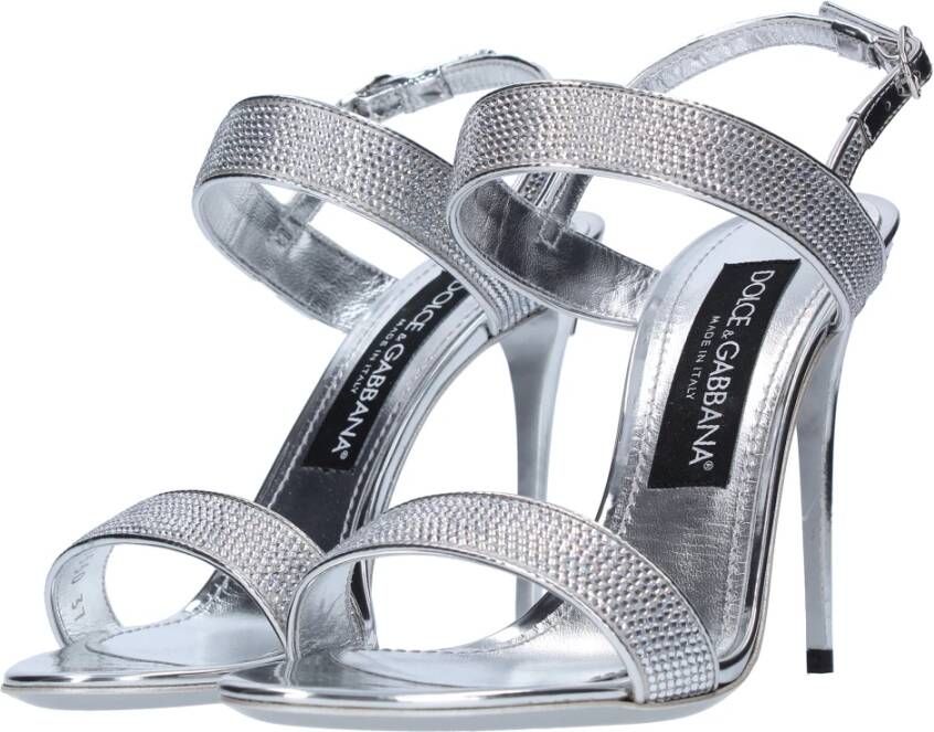 Dolce & Gabbana Sandalen Zilver Gray Dames