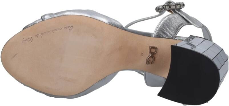 Dolce & Gabbana Sandalen Zilver Gray Dames