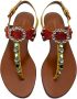Dolce & Gabbana Flat Sandals Multicolor Dames - Thumbnail 8