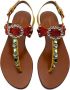 Dolce & Gabbana Flat Sandals Multicolor Dames - Thumbnail 5