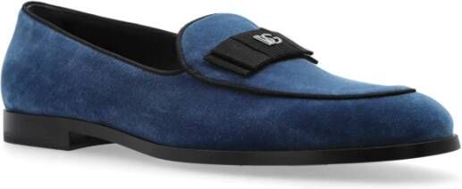 Dolce & Gabbana Schoenen met logo Blue Heren