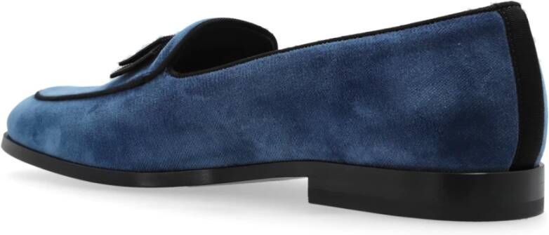 Dolce & Gabbana Schoenen met logo Blue Heren