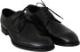 Dolce & Gabbana Zwarte Leren Formele Jurkschoenen Italiaanse Stijl Black - Thumbnail 9