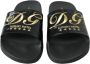 Dolce & Gabbana Flat Sandals Black Dames - Thumbnail 2