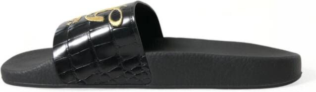 Dolce & Gabbana Sliders Black Heren