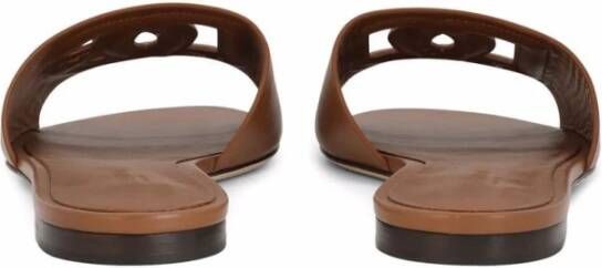 Dolce & Gabbana Sliders Bruin Dames