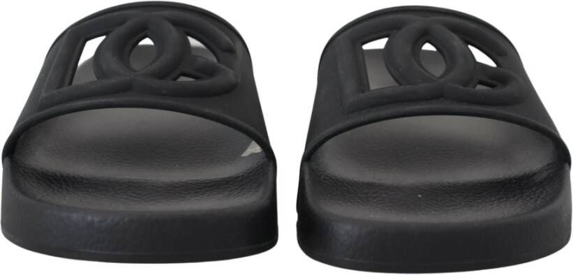 Dolce & Gabbana Sliders Zwart Dames