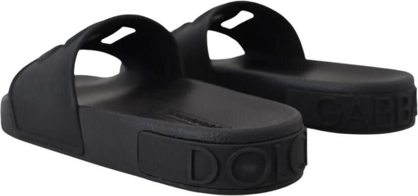 Dolce & Gabbana Sliders Zwart Dames