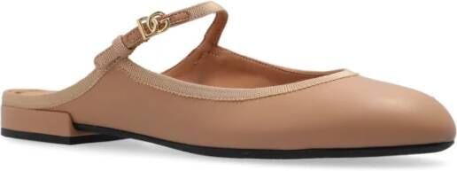 Dolce & Gabbana Slippers met band Beige Dames