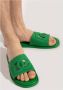 Dolce & Gabbana Slippers met logo Green Heren - Thumbnail 2