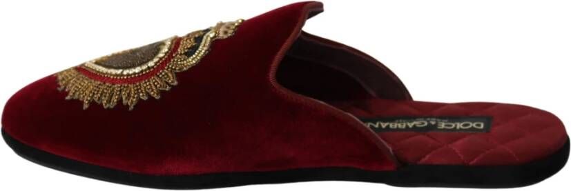 Dolce & Gabbana Slippers Rood Dames