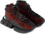 Dolce & Gabbana Bourgondisch Leren High Top Sneakers Multicolor Dames - Thumbnail 9