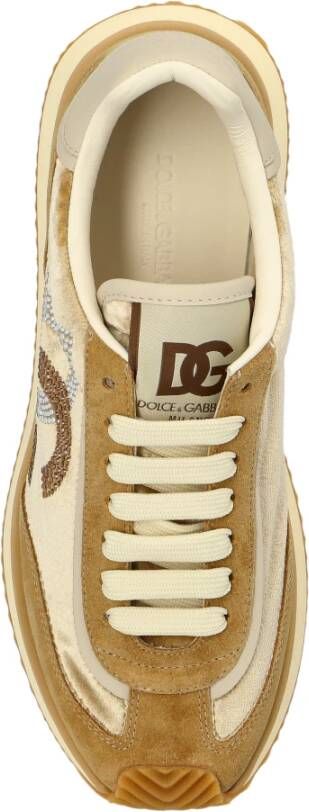 Dolce & Gabbana Sneakers DG Cushion Beige Dames