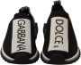 Dolce & Gabbana Black White Sorrento Sport Stretch Sneakers Zwart Heren - Thumbnail 38