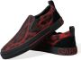 Dolce & Gabbana Rood Zwart Luipaard Loafers Sneakers Schoenen Multicolor Heren - Thumbnail 34