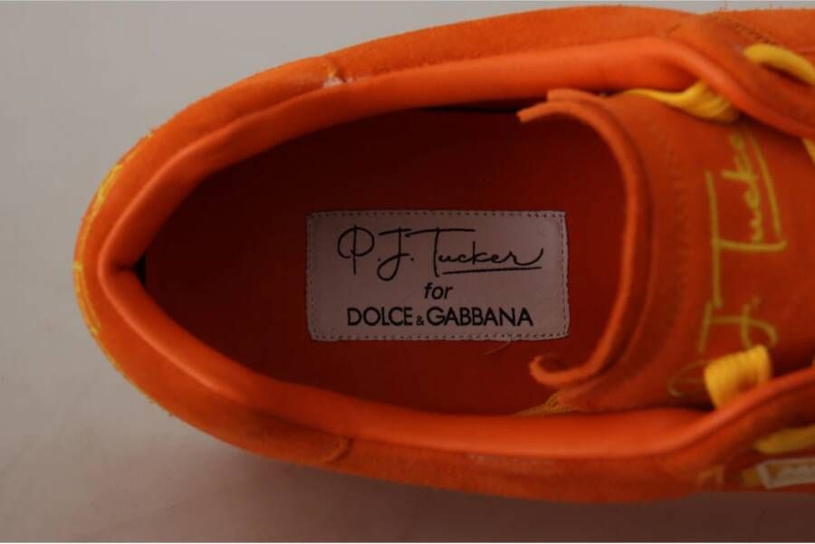 Dolce & Gabbana Sneakers Oranje Heren