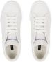 Dolce & Gabbana Witte Leren Sneakers met Geperforeerd Logo White Dames - Thumbnail 16