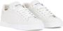 Dolce & Gabbana Witte Leren Sneakers met Geperforeerd Logo White Dames - Thumbnail 18