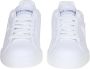 Dolce & Gabbana Witte Leren Sneakers met Geperforeerd Logo White Dames - Thumbnail 26