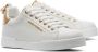 Dolce & Gabbana Witte leren sneakers met gouden en witte logo-applicaties White Dames - Thumbnail 8