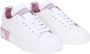 Dolce & Gabbana Portofino Sneaker van kalfsnappaleer White Dames - Thumbnail 12