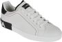 Dolce & Gabbana Portofino Sneakers Leren Sneakers met Baroklogo White Heren - Thumbnail 3