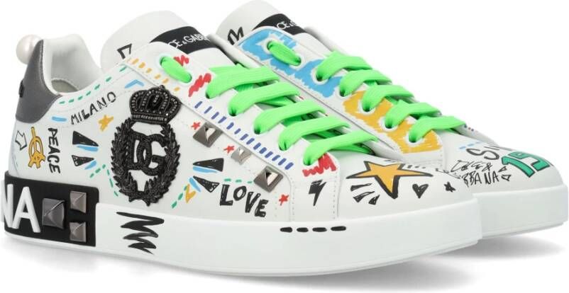 Dolce & Gabbana Sneakers Wit Heren