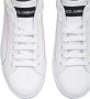 Dolce & Gabbana Portofino Sneakers Leren Sneakers met Baroklogo White Heren - Thumbnail 9