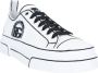 Dolce & Gabbana Logo Detail Canvas Sneakers Rubber Zool White Heren - Thumbnail 3