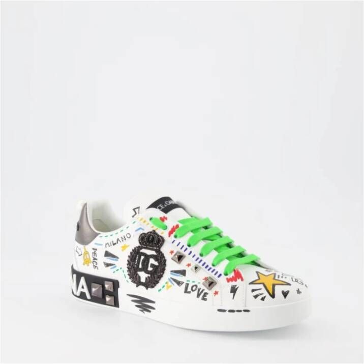 Dolce & Gabbana Sneakers Wit Heren