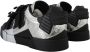 Dolce & Gabbana Zilver en Zwart Leren Lage Sneakers Black Heren - Thumbnail 3