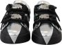 Dolce & Gabbana Zilver en Zwart Leren Lage Sneakers Black Heren - Thumbnail 9