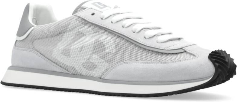 Dolce & Gabbana Sportschoenen met logo Gray Heren