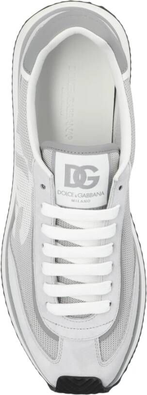 Dolce & Gabbana Sportschoenen met logo Gray Heren