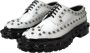 Dolce & Gabbana Stijlvolle Leren Derby Schoenen White Heren - Thumbnail 3