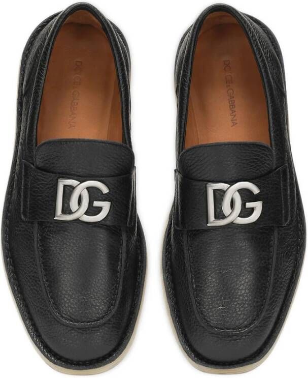 Dolce & Gabbana Stijlvolle Loafers voor Mannen Black Heren